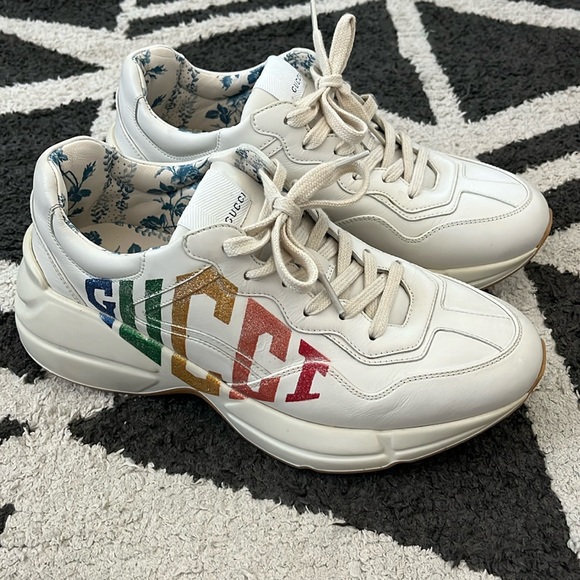 Women’s Rython Sneaker with Gucci Logo - Picture 1 of 11